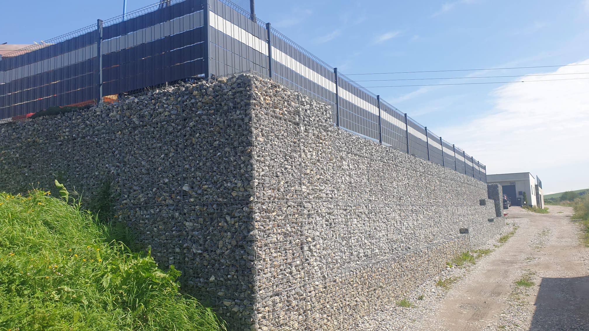 gabion támfal
