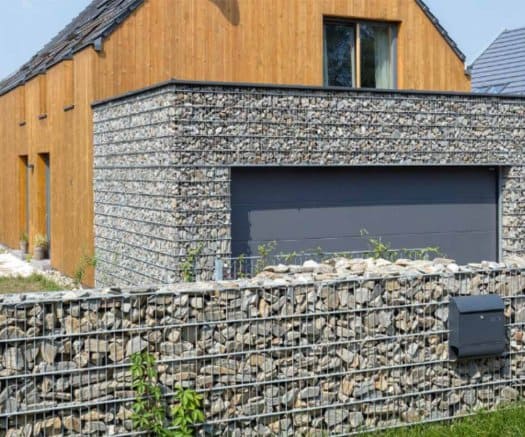 Beton falburkolás prémium gabion rendszer - rel