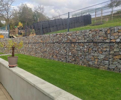 modern gabion kosár támfal