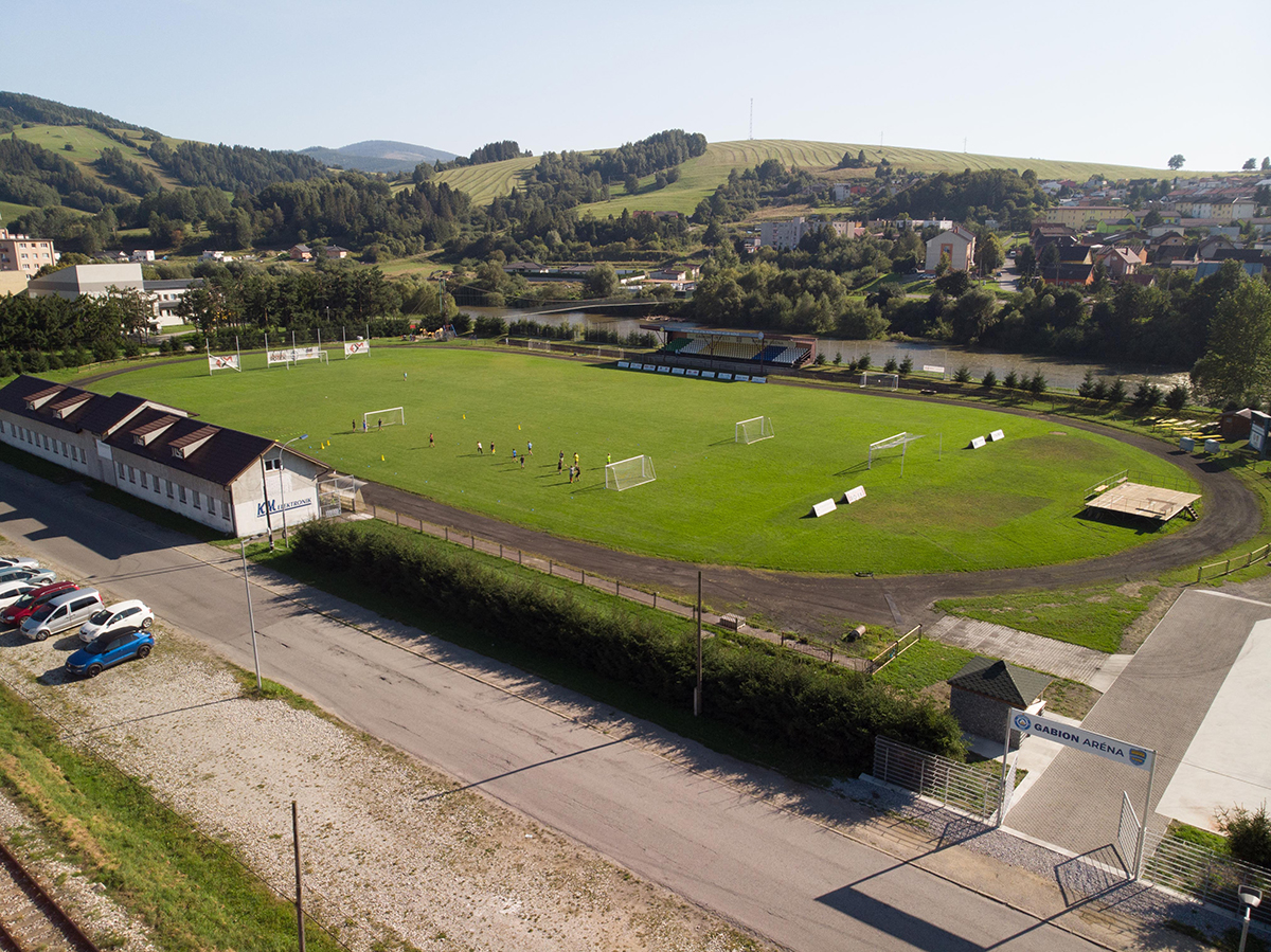 a Gabion aréna futballpályája 9