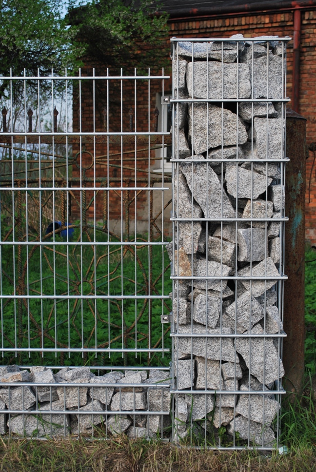 gabion kerítés oszlop
